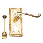 Victorian Lever Latch Scroll Privacy (H-1254)